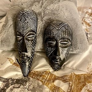 Wall art mask set of 2